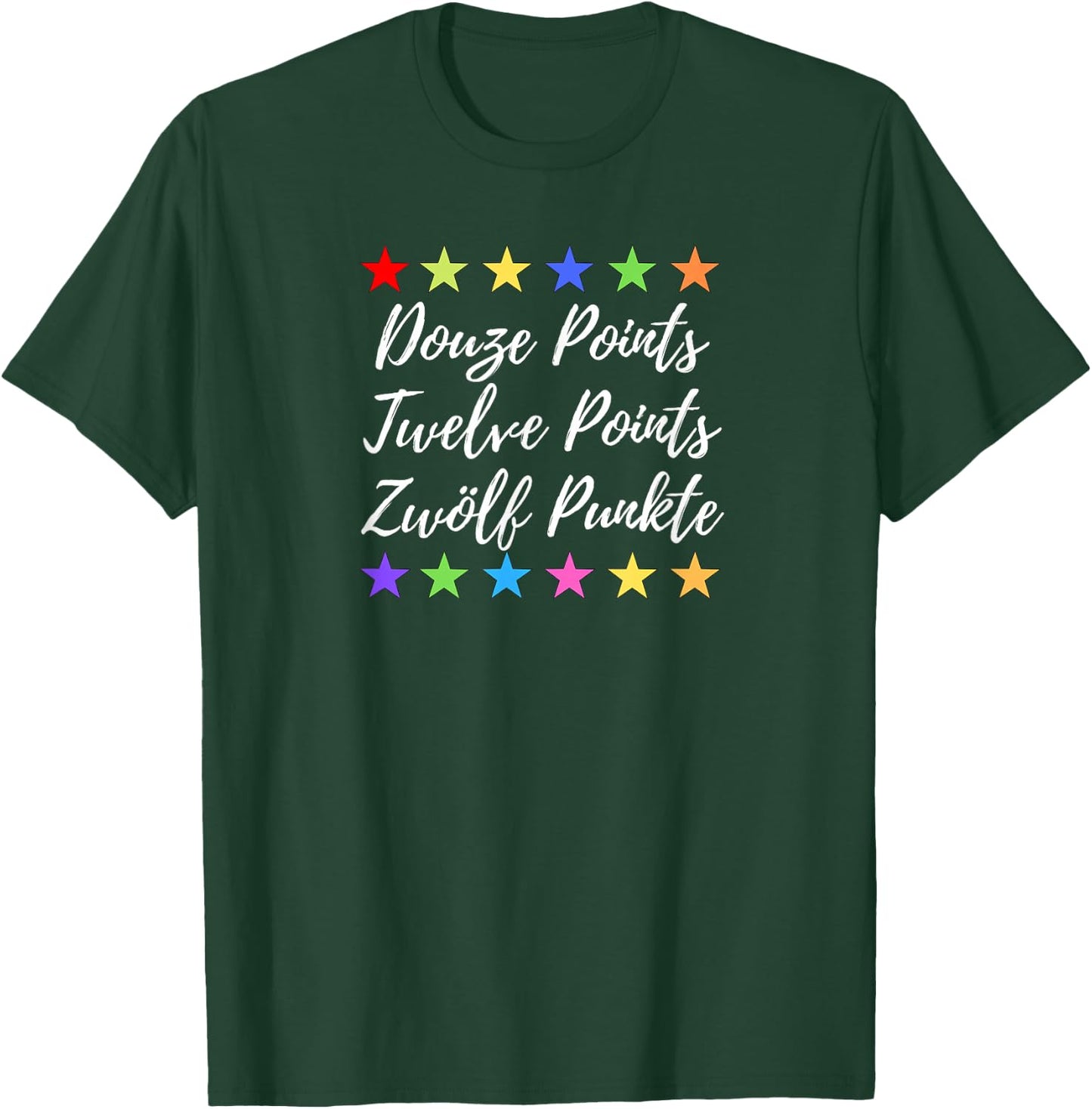 with Twelve Dots Motto for Song Contest Grand Prix, blue T-Shirt - T-Shirt | Forest