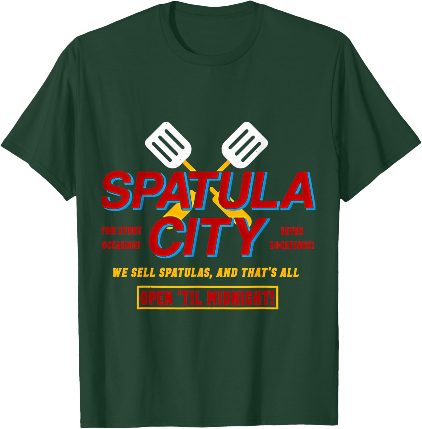 Spatula City Funny Women T-Shirt - T-Shirt | Forest