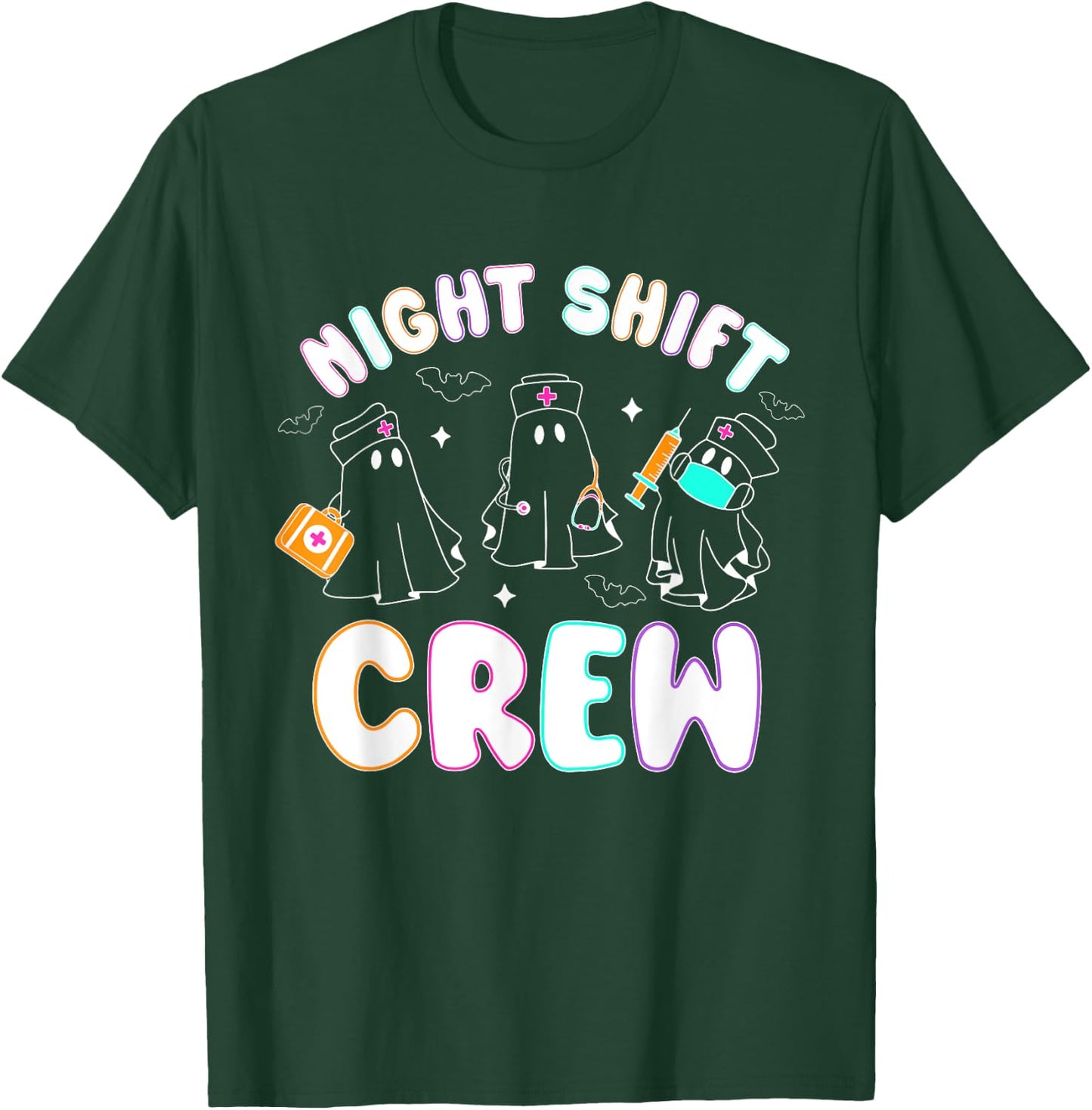 Night Shift Crew Apparel T-Shirt - T-Shirt | Forest