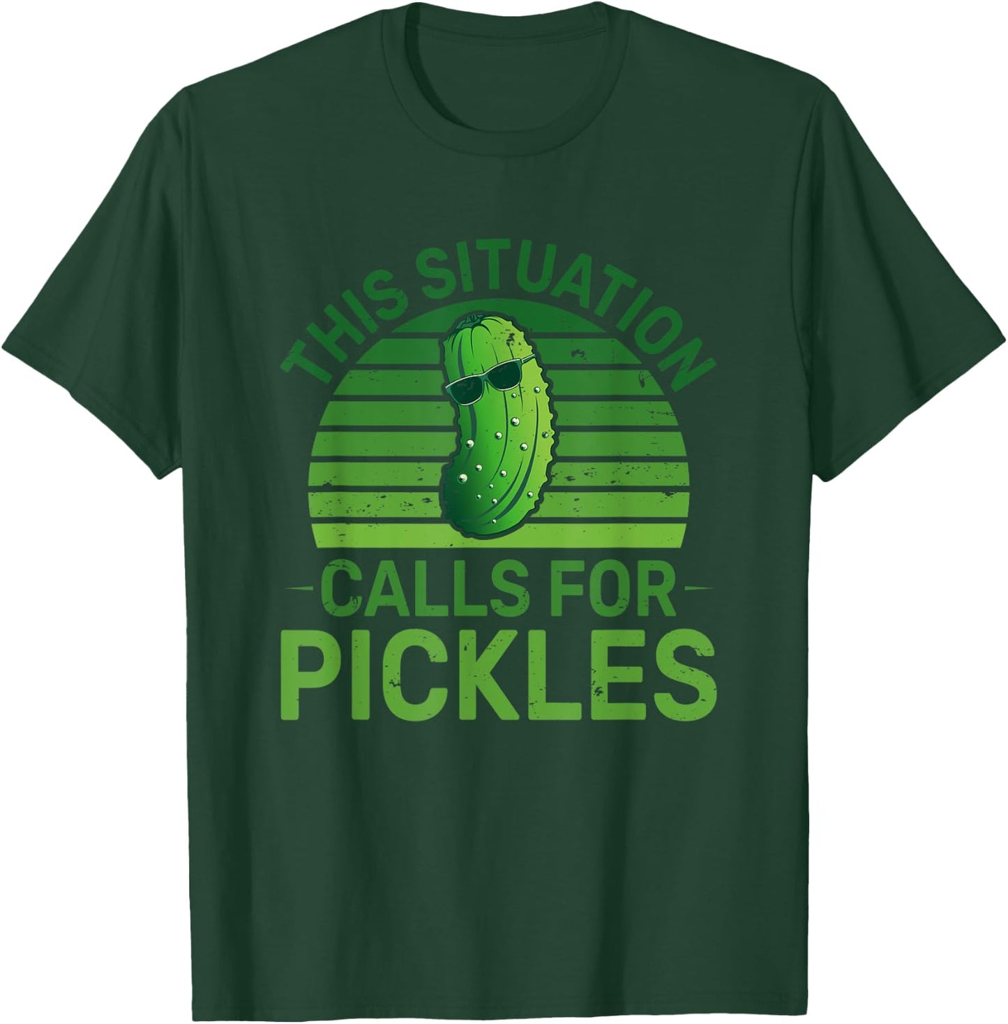 Funny Pickle This Situation Calls For Pickles Men T-Shirt - T-Shirt | Forest