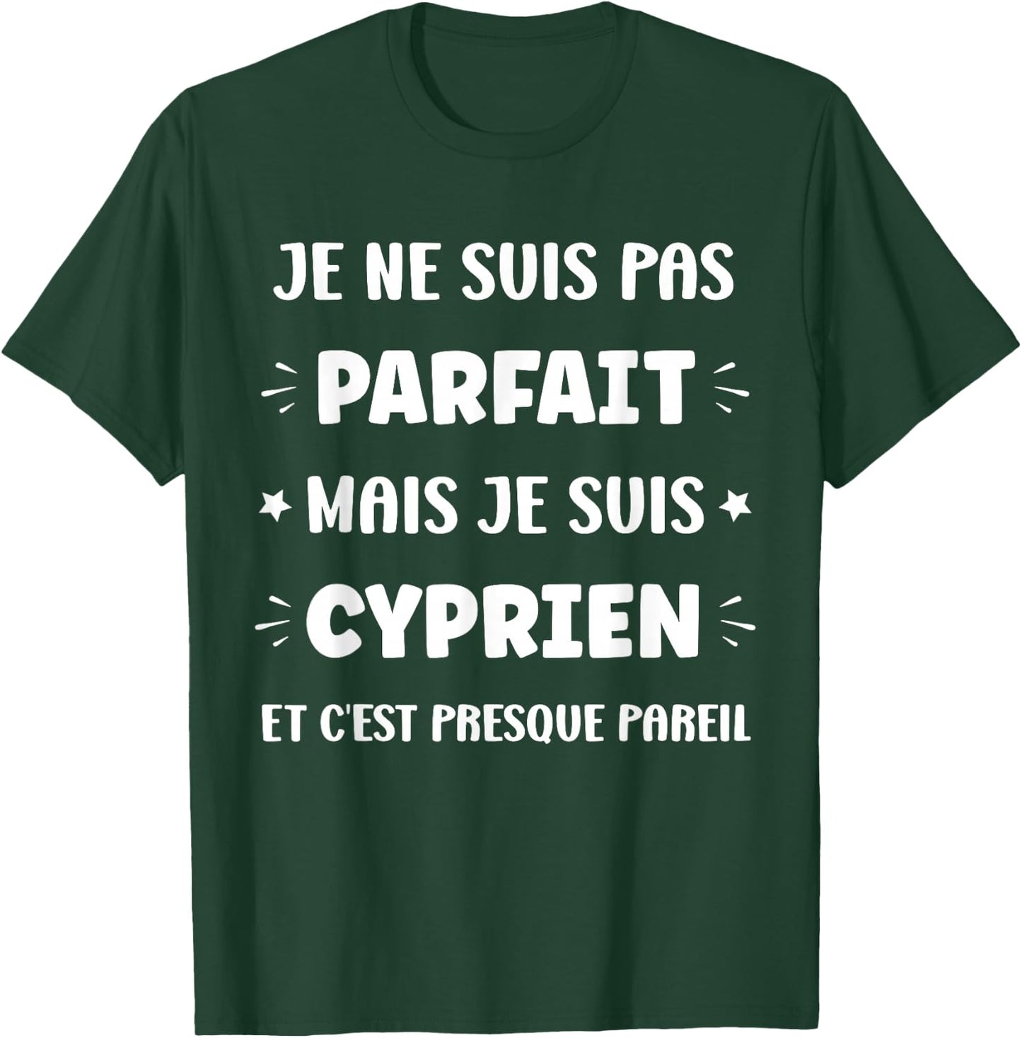 Humor Custom Name Cyprien T-Shirt - T-Shirt | Forest