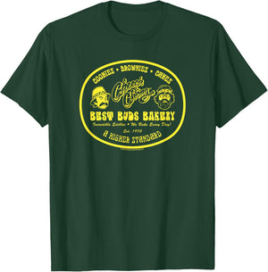Cheech & Chong Best Buds Bakery A Higher Standard Logo T-Shirt - T-Shirt | Forest