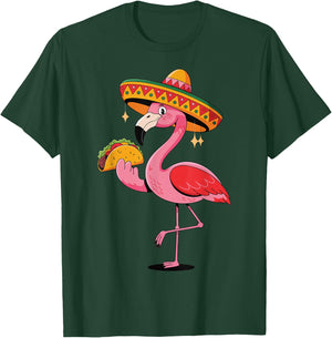 Flamingo Cinco De Mayo T-Shirt - T-Shirt | Forest