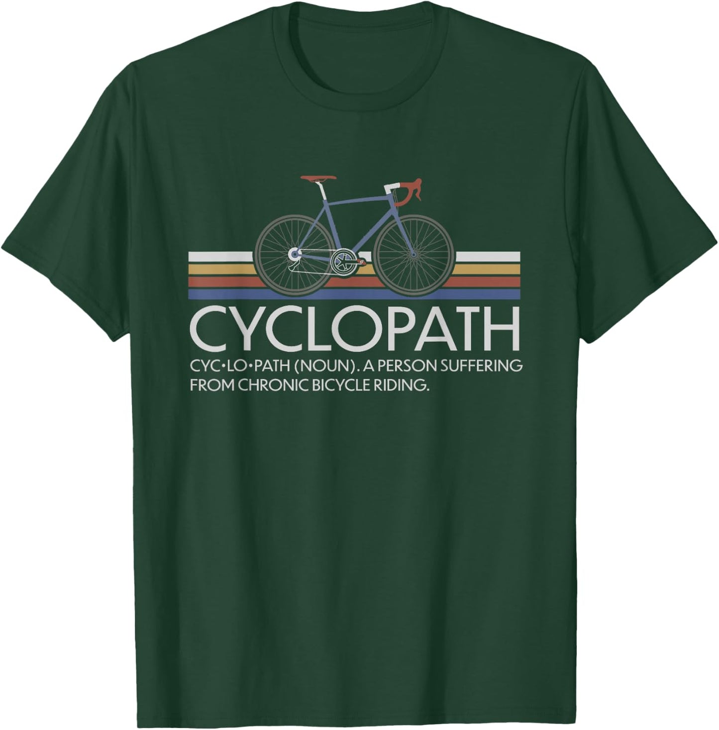Cyclopath Gravelbike Cyclocross Cycling Roadbike Cycling T-Shirt - T-Shirt | Forest