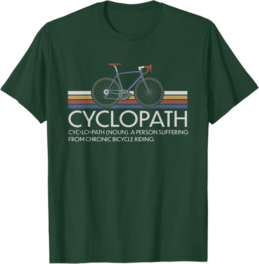 Cyclopath Gravelbike Cyclocross Cycling Roadbike Cycling T-Shirt - T-Shirt | Forest