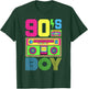 90s Boy 1990s Fashion 90 Theme Party Outfit Nineties Costume T-Shirt - T-Shirt | Forest