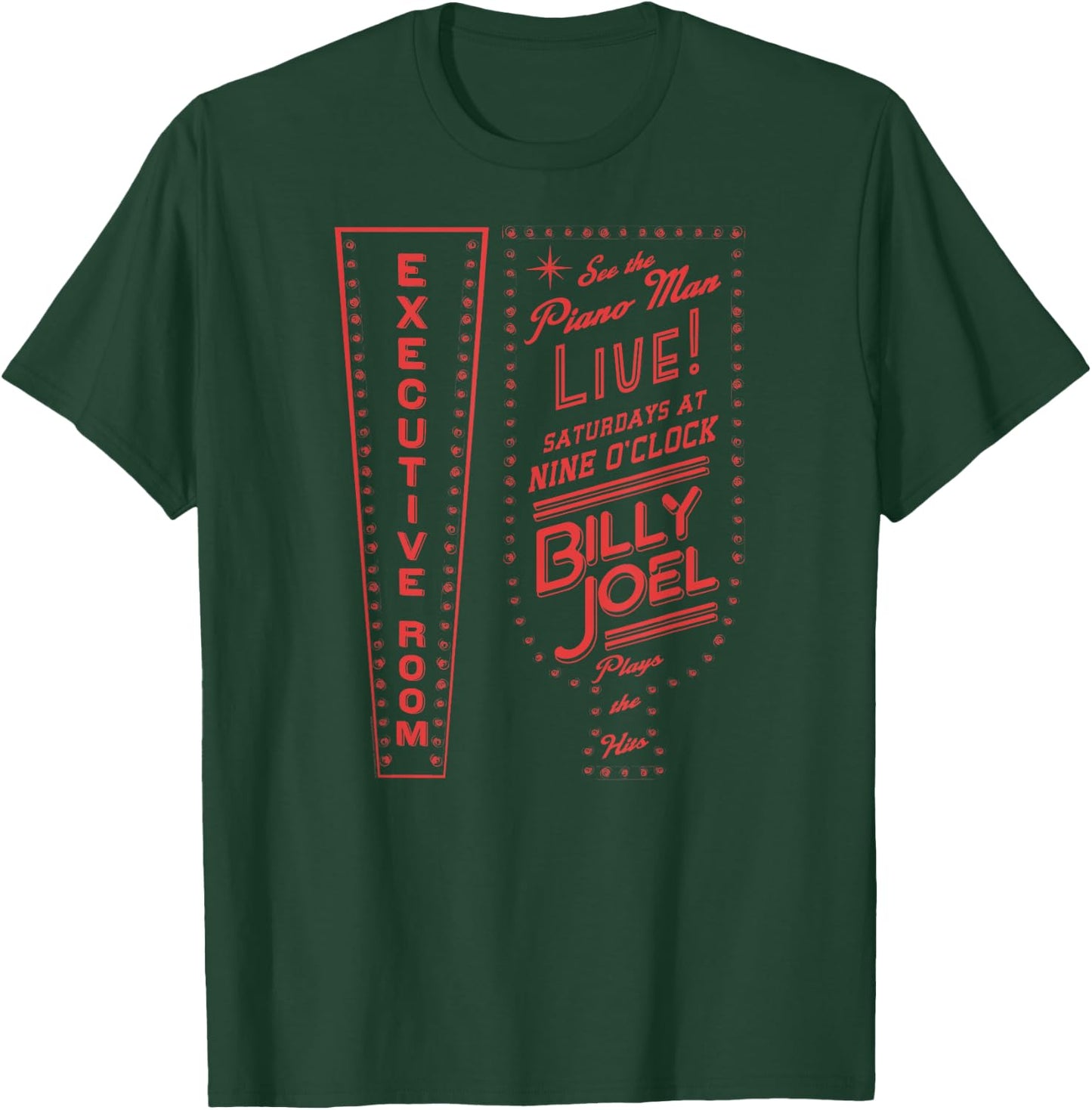 Billy Joel - Executive Room T-Shirt - T-Shirt | Forest