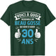 30th Birthday Humour Gift Man Beau Gosse , Black, S T-Shirt - T-Shirt | Forest