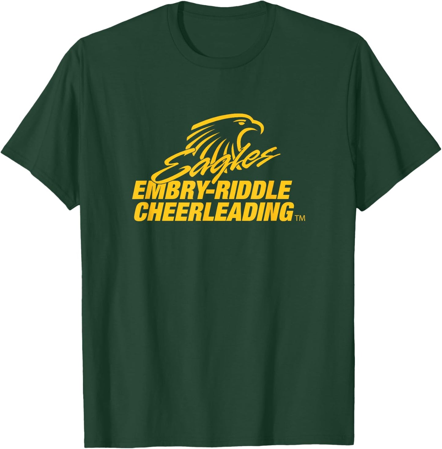 Embry-Riddle Aeronautical Eagles Cheerleading Sports Fan T-Shirt - T-Shirt | Forest