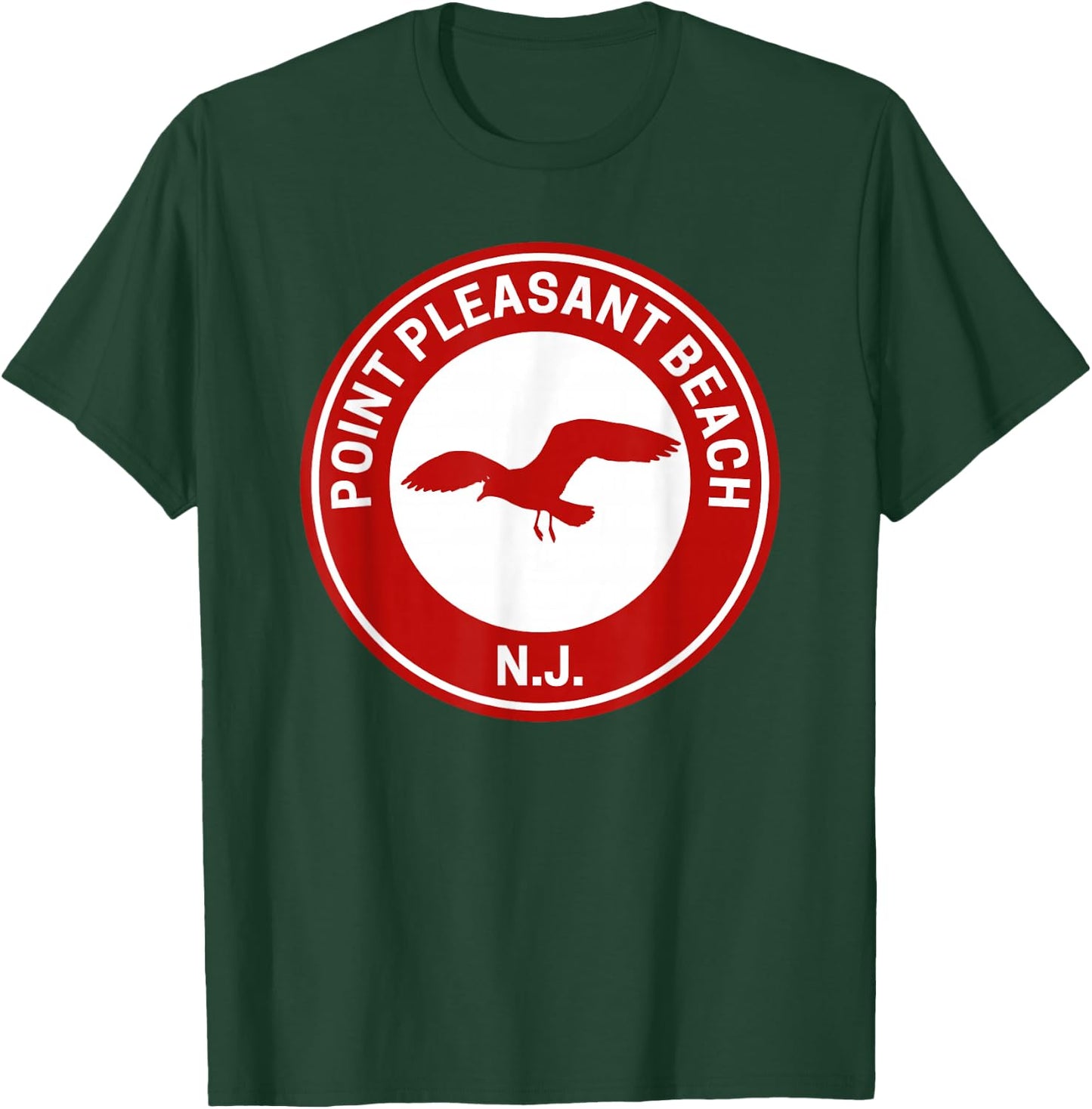 Point Pleasant Beach NJ T-Shirt - T-Shirt | Forest