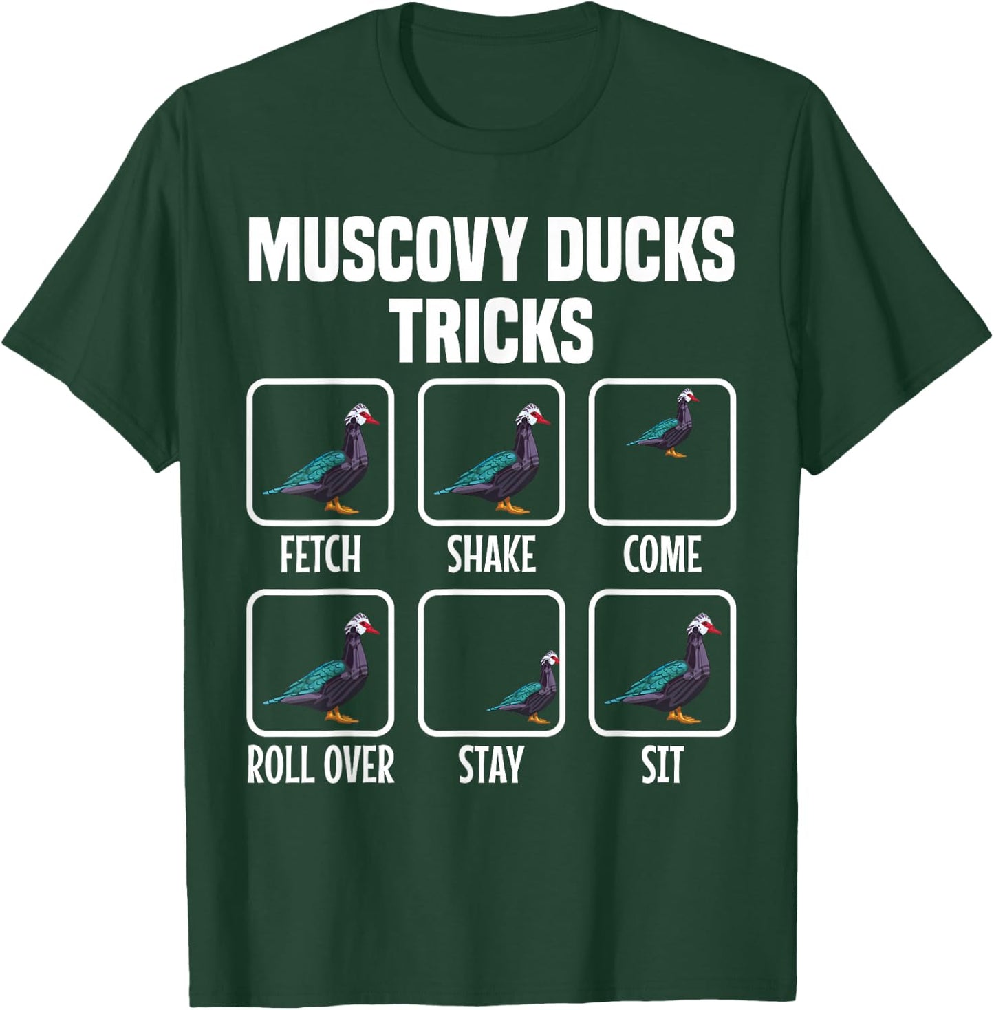 Muscovy Duck Mom Muscovy Duck Supplies Food Muscovy Ducks , Small, Black T-Shirt - T-Shirt | Forest