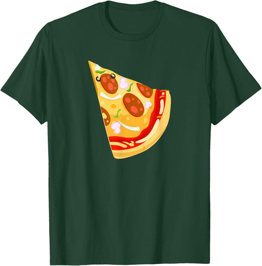 Pizza Missing Slice Matching Set Couple Family T-Shirt - T-Shirt | Forest