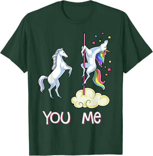 Unicorn You vs Me Funny Women Rainbow Gifts Unicorns Squad T-Shirt - T-Shirt | Forest