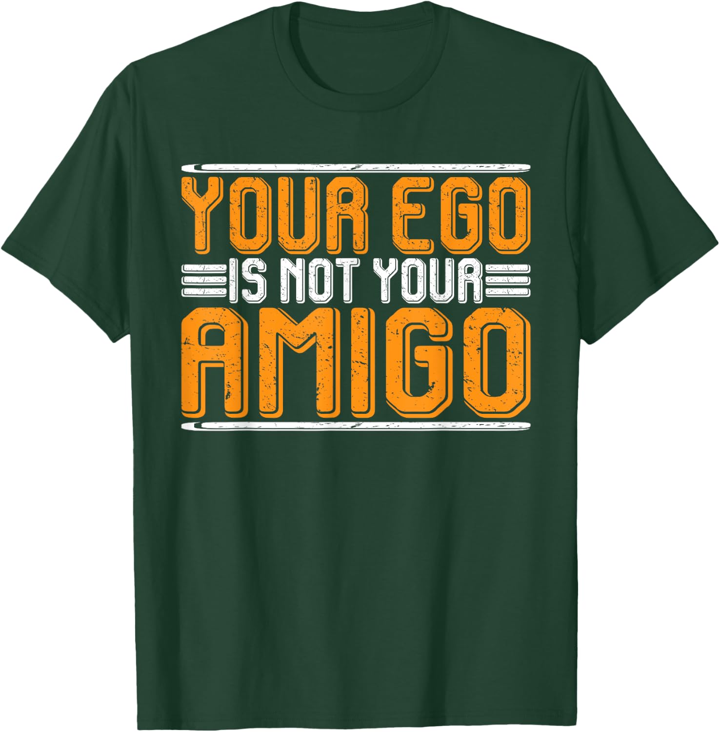 Your Ego Is Not Your Amigo | Black -Kids T-Shirt - T-Shirt | Forest
