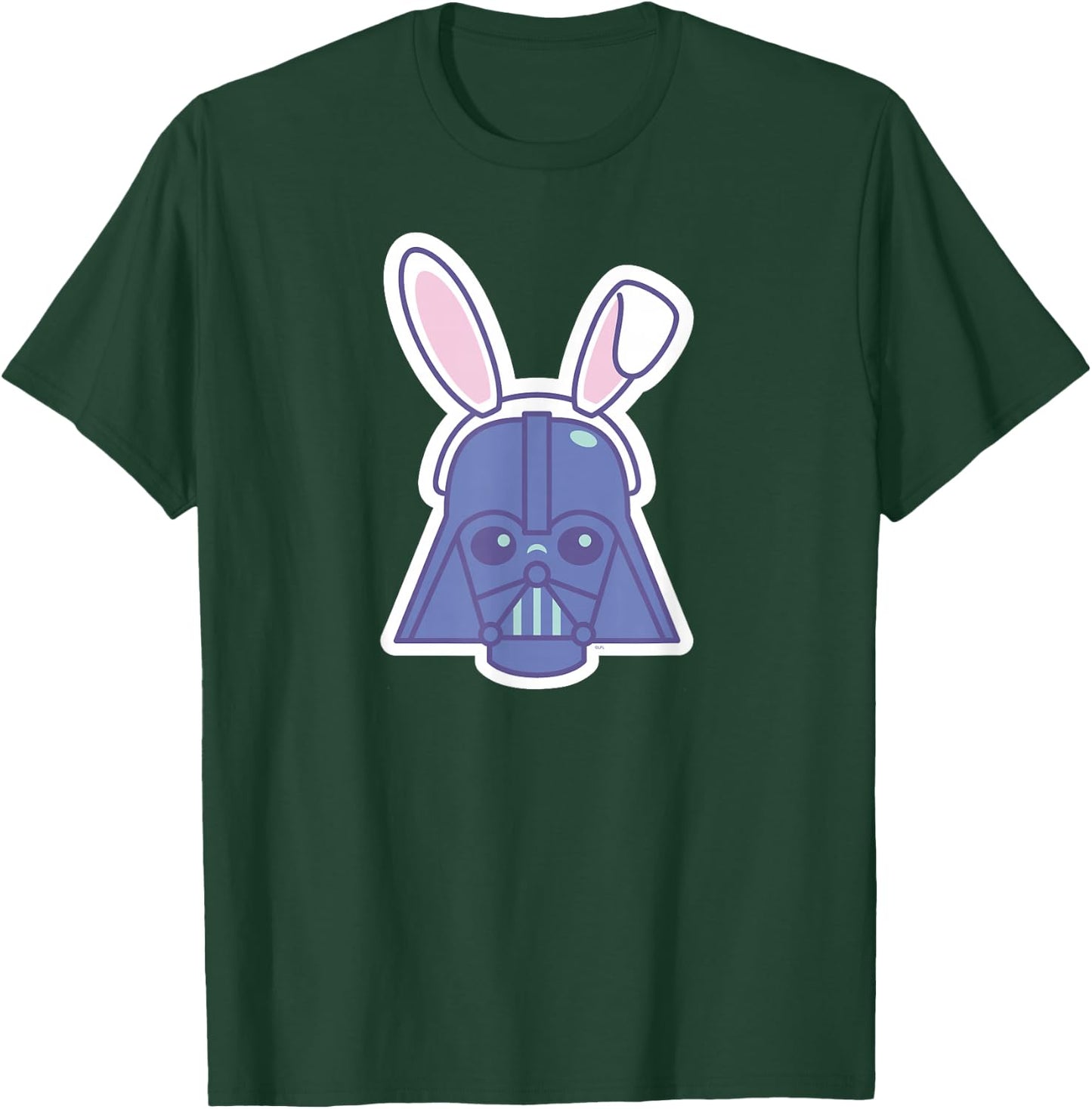 Star Wars Darth Vader Sticker Style Rabbit Ears Easter Bunny T-Shirt - T-Shirt | Forest