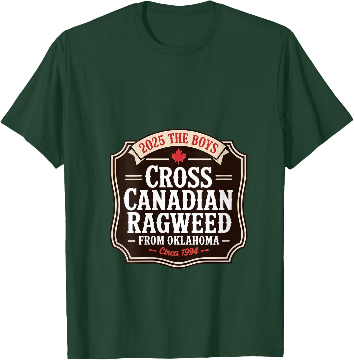 Cross Canadian Ragweed Retro Band Fans 2025 Music Fans V-Neck T-Shirt - T-Shirt | Forest
