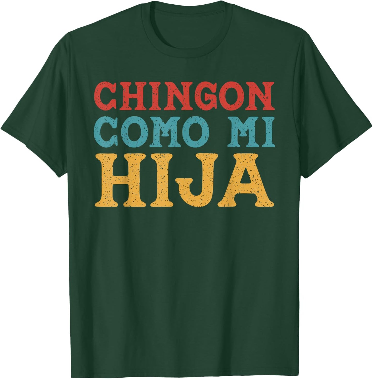 Chingon Con Mi Hija Dia del Padre Awesome Like My Daughter T-Shirt - T-Shirt | Forest