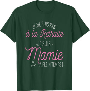 Granny Retired Funny Retirement Gift Grandma Pensioner T-Shirt - T-Shirt | Forest