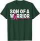 Son of A Warrior Breast Cancer Awareness Pink Ribbon Mom T-Shirt - T-Shirt | Forest