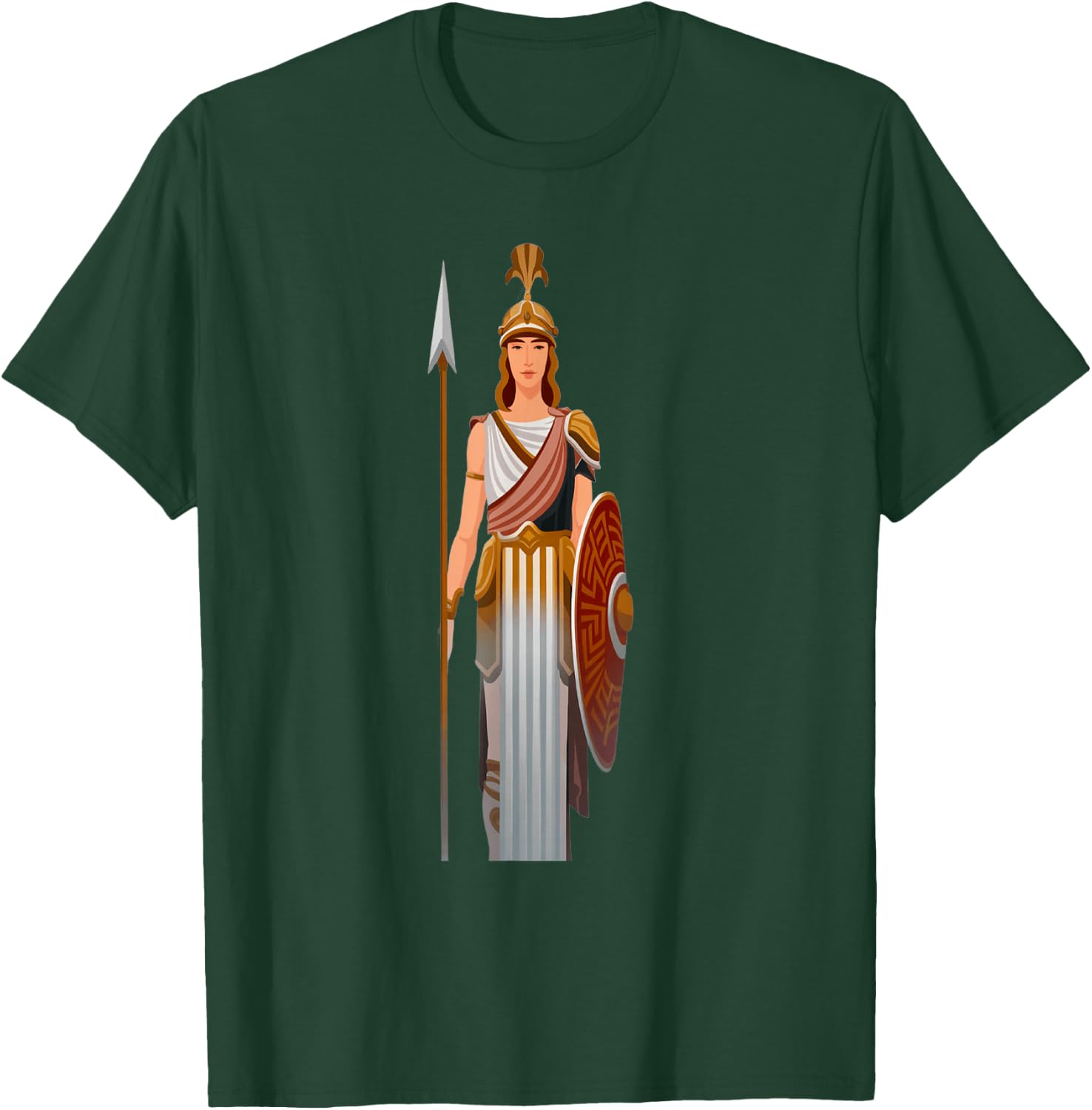 Athéna , Black, S T-Shirt - T-Shirt | Forest