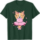 Sweet pink Ballerina Chihuahua Dog Ballett in Tutu Women Kids T-Shirt - T-Shirt | Forest