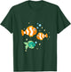 Unterwasserwelt mit Fischen und Meerestieren T-Shirt - T-Shirt | Forest