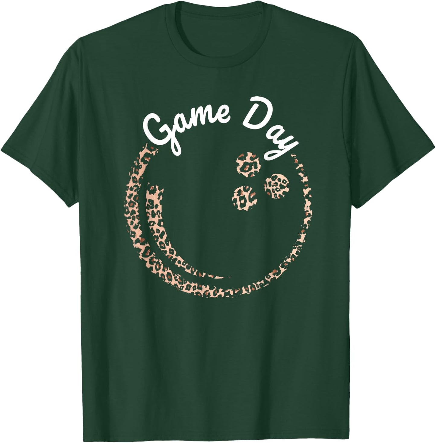 Bowling Player Game Day Leopard Bowler Women T-Shirt - T-Shirt | Forest