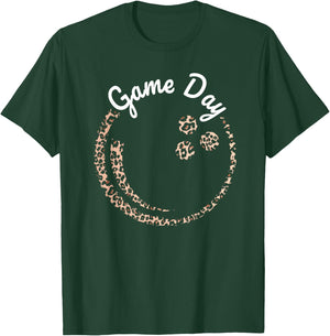 Bowling Player Game Day Leopard Bowler Women T-Shirt - T-Shirt | Forest