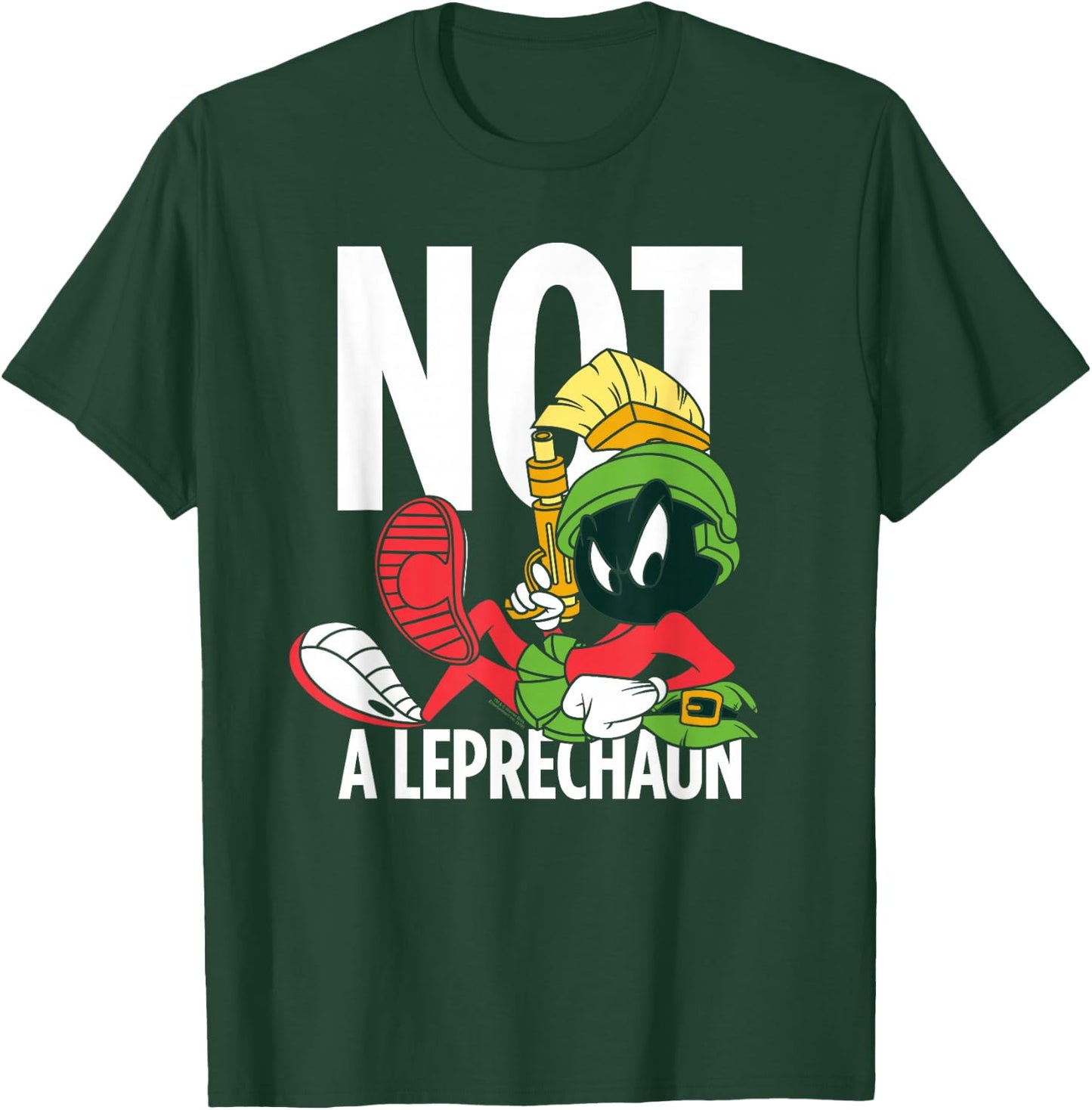 Looney Tunes Marvin the Martian Not a Leprechaun T-Shirt - T-Shirt | Forest