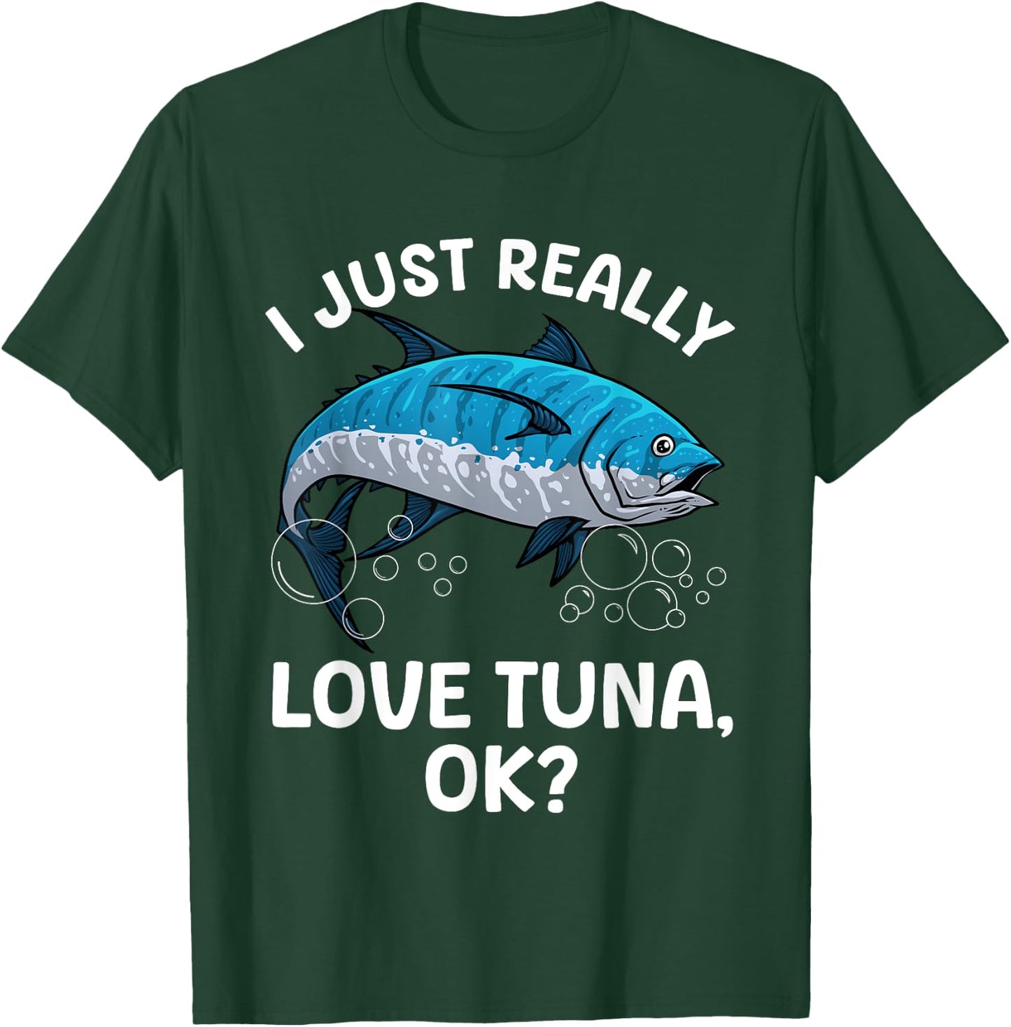 Cool Tuna Fishing Art Women Deep Sea Tuna Fishing T-Shirt - T-Shirt | Forest