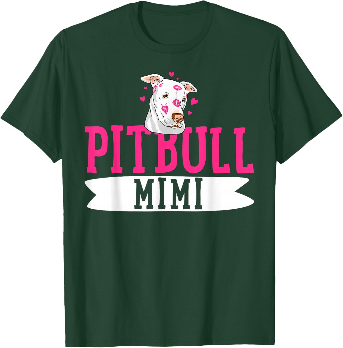 Pitbull Mimi Pit Bull Terrier Dog Pibble Owner Mother's Day T-Shirt - T-Shirt | Forest