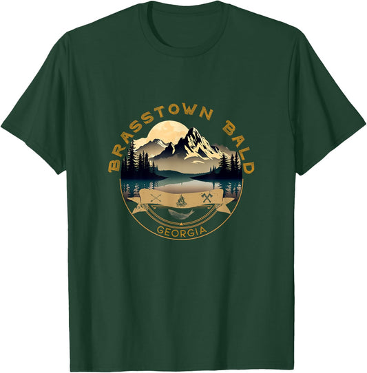 Brasstown Bald Vacation Apparel - Brasstown Bald Souvenir T-Shirt - T-Shirt | Forest