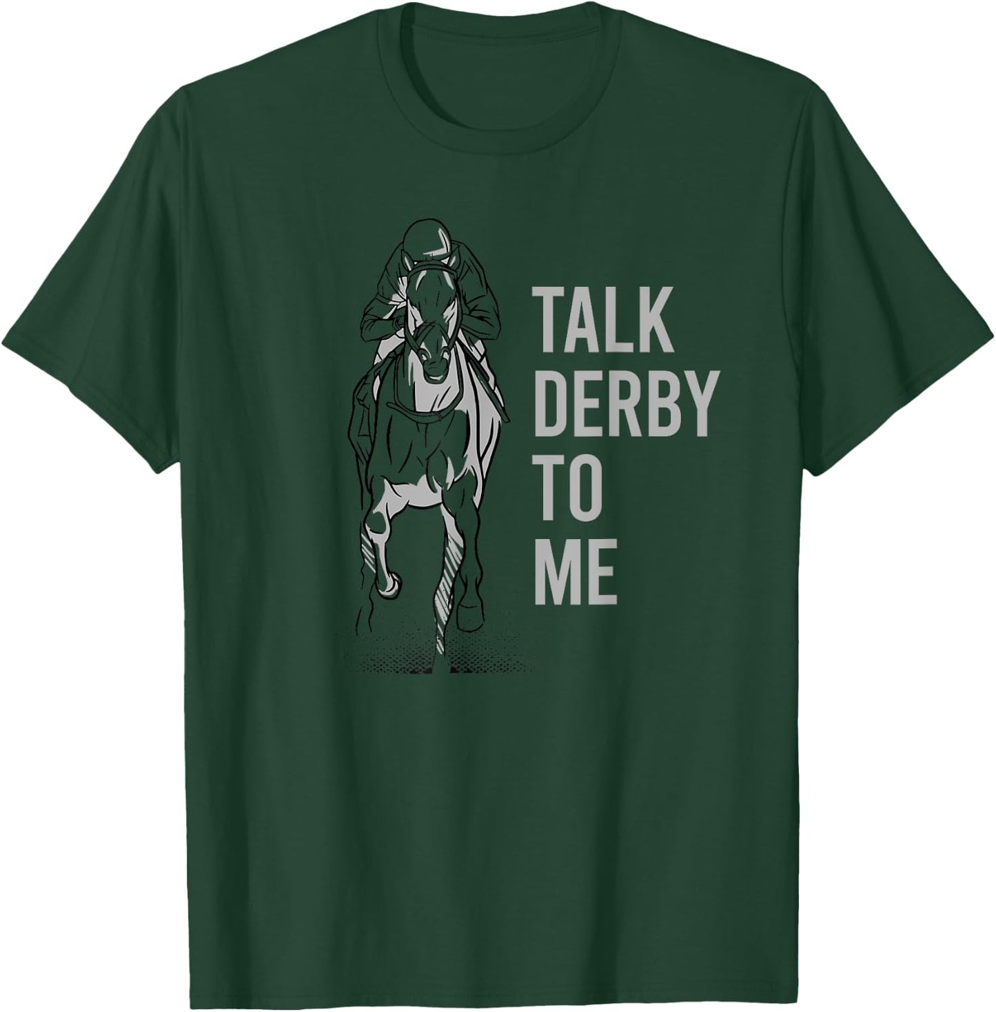 Talk Derby To Me Shirt Blue Adult T-Shirt - T-Shirt | Forest