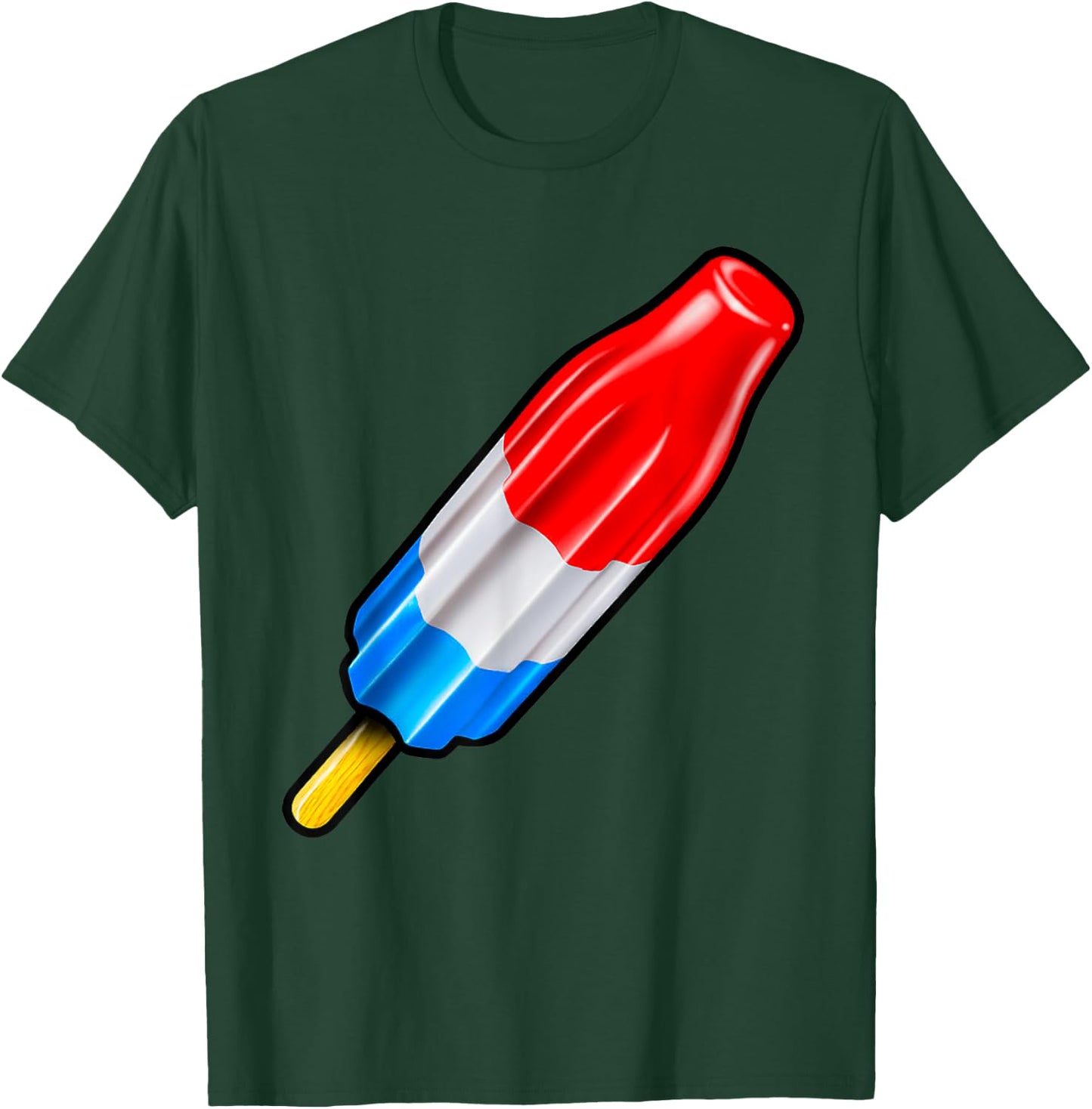 Red White and Blue Popsicle T-Shirt - T-Shirt | Forest
