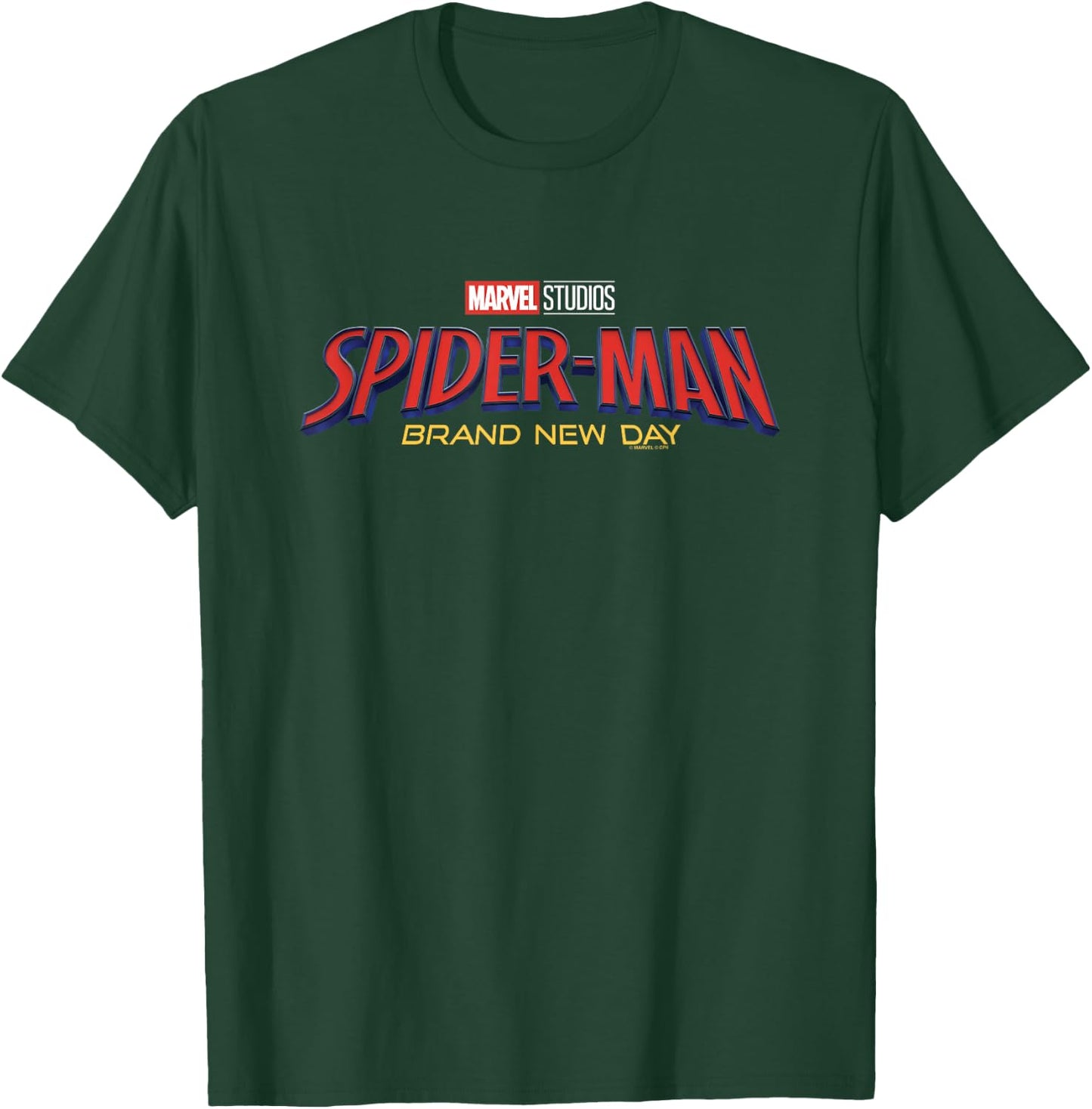 Marvel Spider-Man: New Day Movie Poster T-Shirt - T-Shirt | Forest