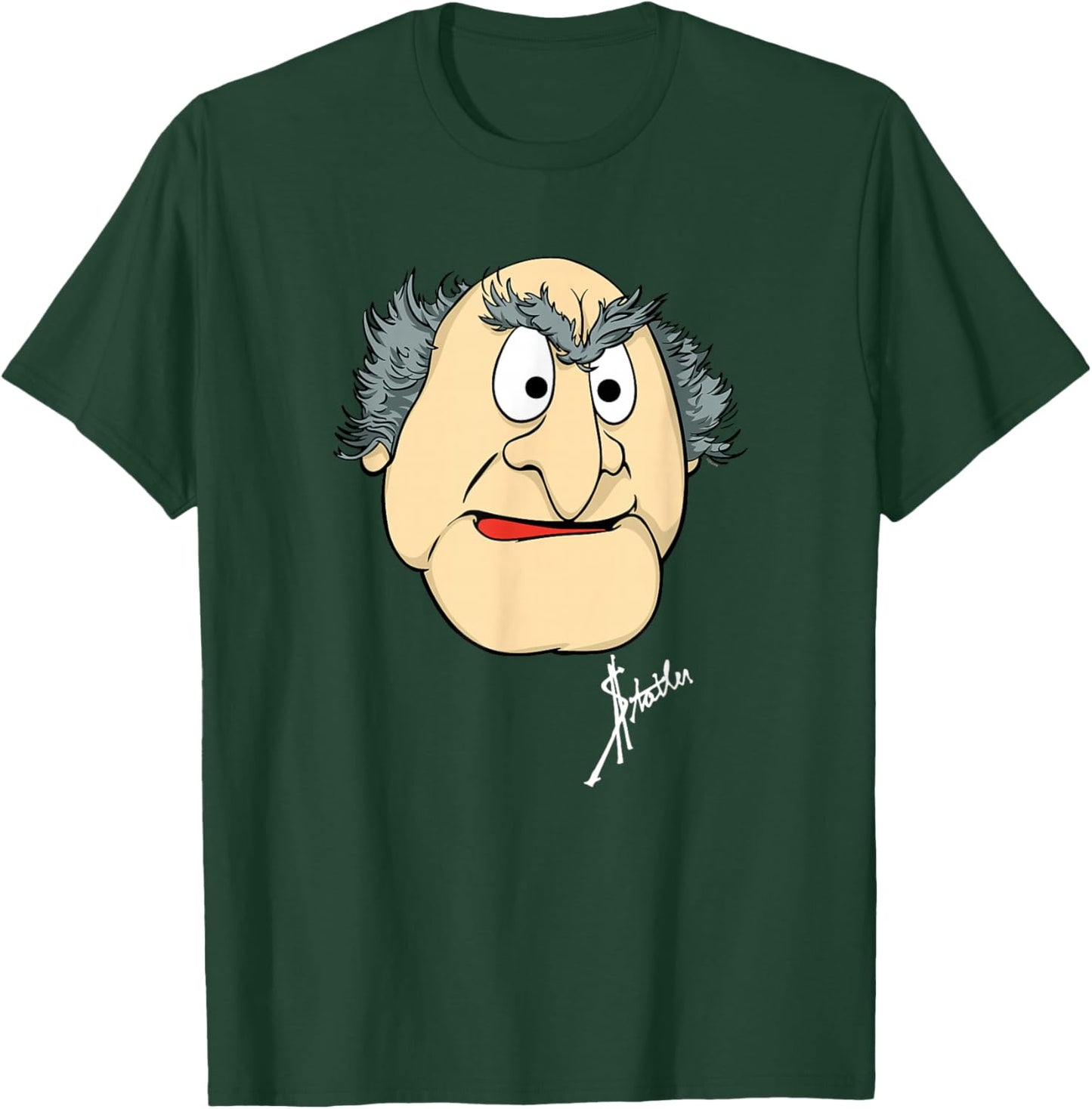 Disney The Muppets Statler Big Face T-Shirt - T-Shirt | Forest