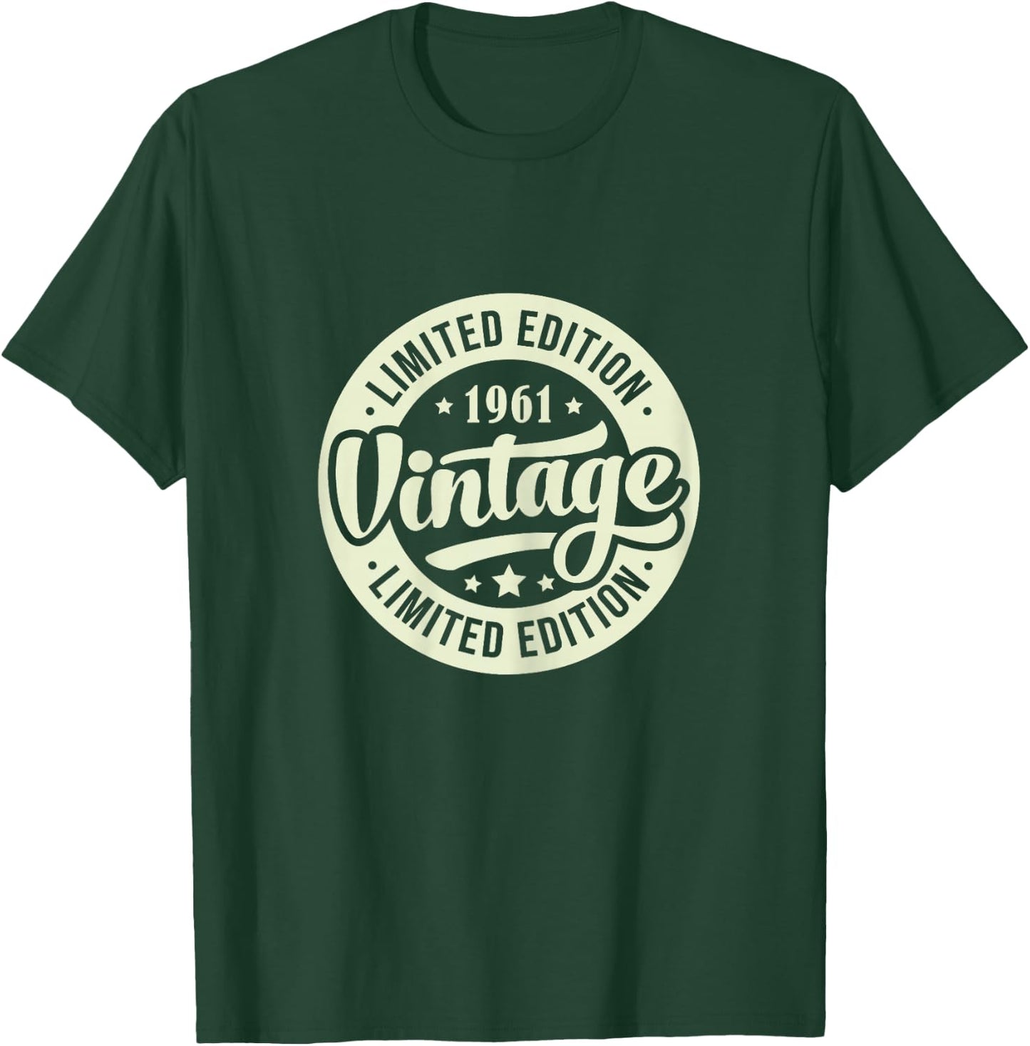 Vintage 1961 Women Limited Edition BDay 1961 Birthday T-Shirt - T-Shirt | Forest
