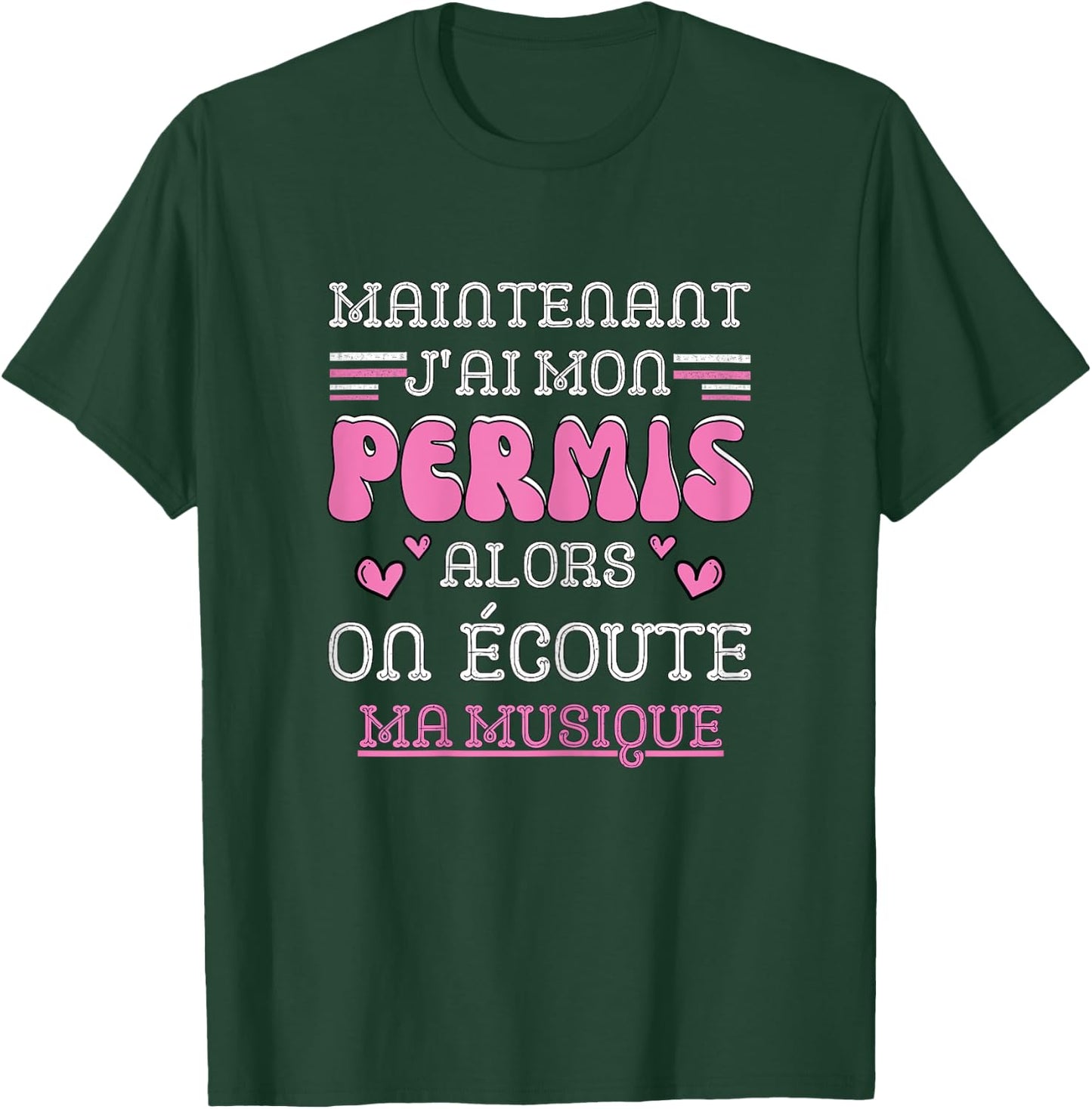 Driving License Gift Girl, Driving Car Humor T-Shirt - T-Shirt | Forest