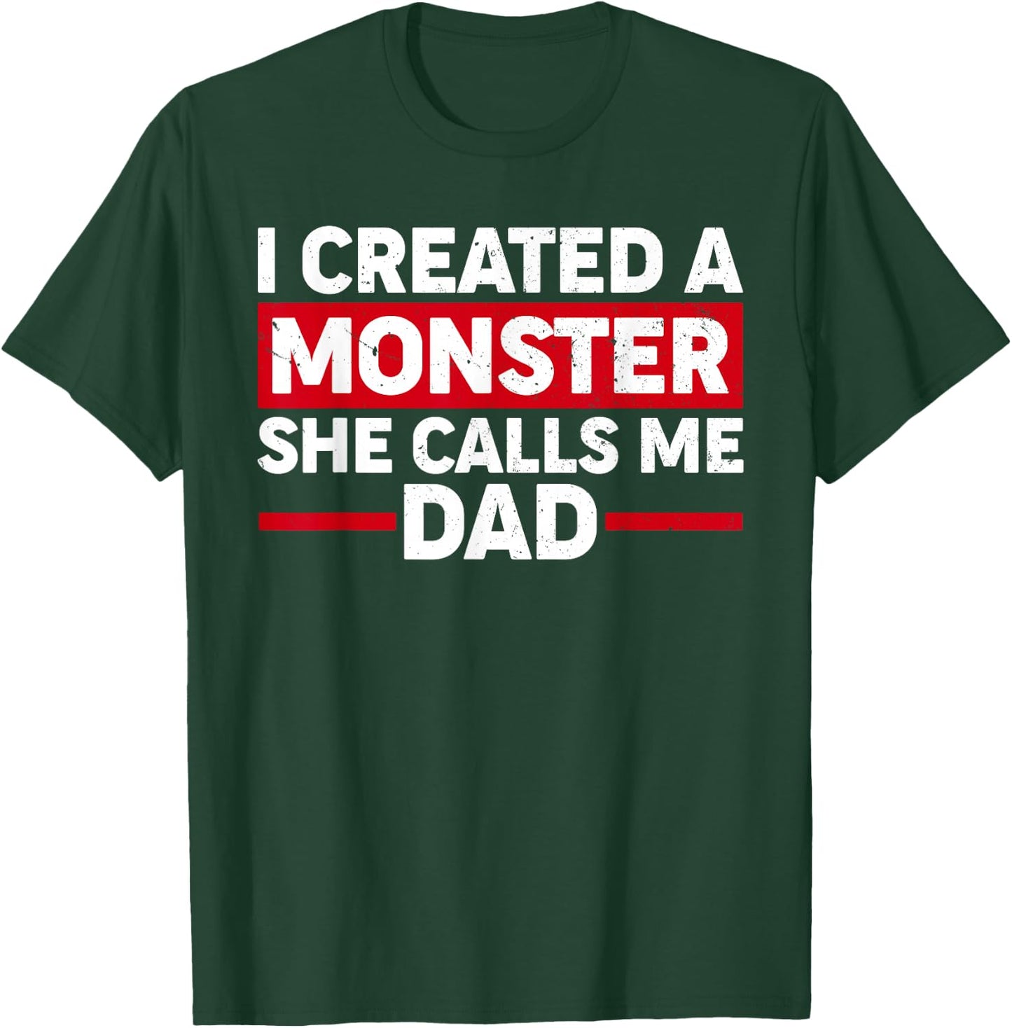 Funny Dad Design for Father Daddy Papa Men from Daughter Dad T-Shirt - T-Shirt | Forest