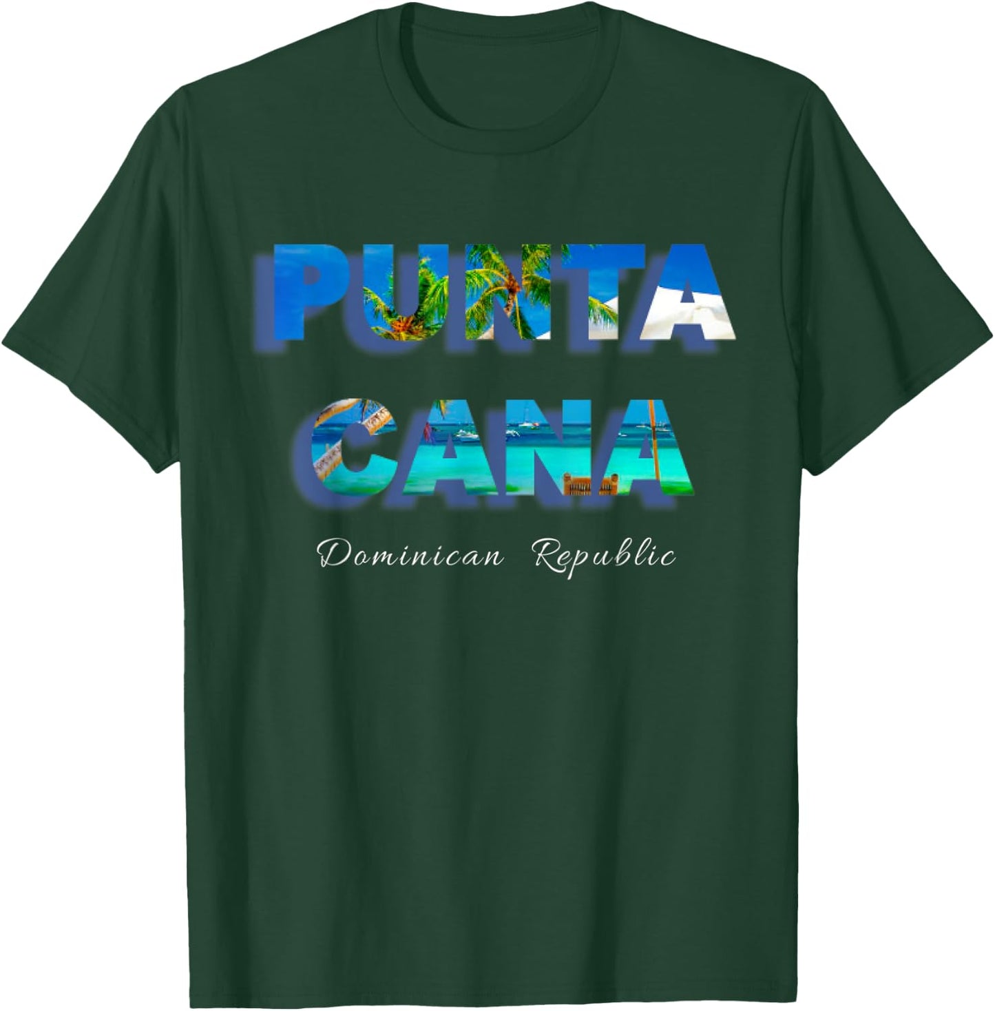 Punta Cana Dominican Republic Souvenir Gift T-Shirt - T-Shirt | Forest