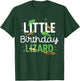 Kids Reptile Little Birthday Lizard Themed Birthday T-Shirt - T-Shirt | Forest