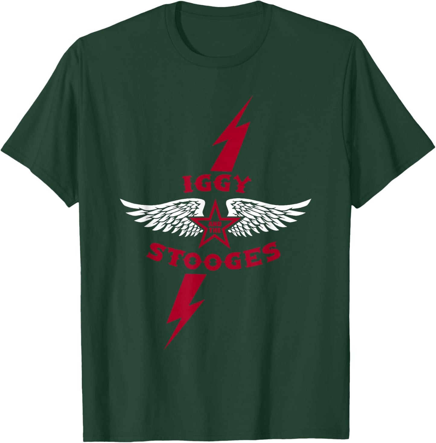 Iggy and The Stooges Lightning Bolt Officially Licensed T-Shirt - T-Shirt | Forest