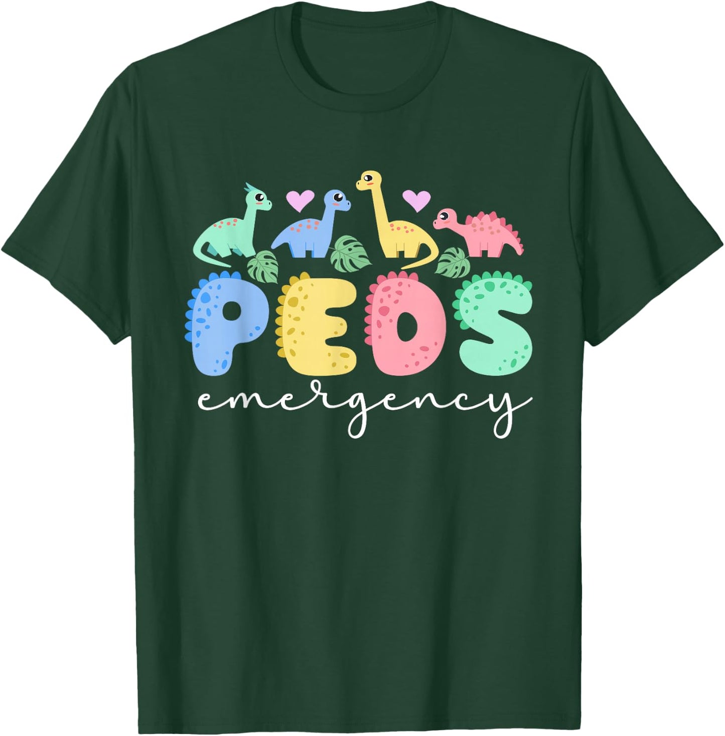 Peds Emergency Peds ER Nurse Pediatric Emergency Nurse T-Shirt - T-Shirt | Forest