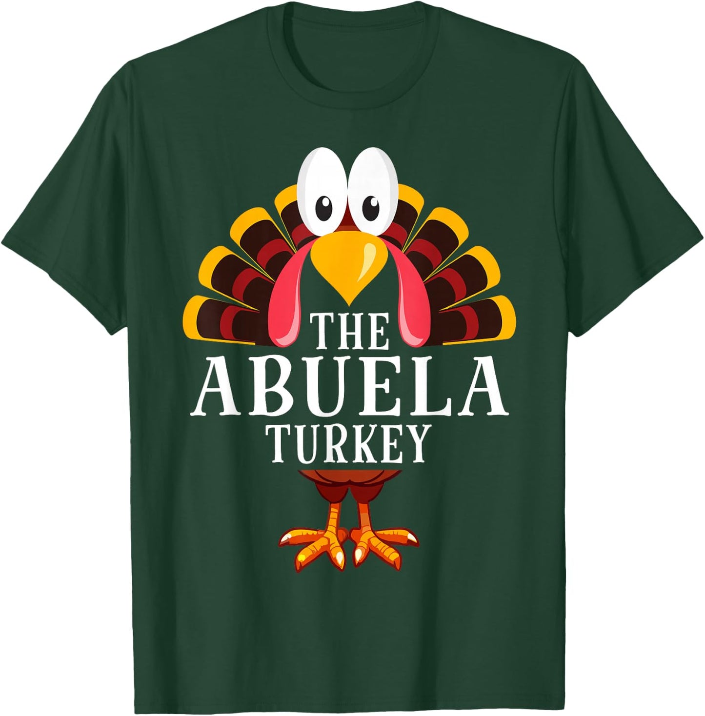 Thanksgiving The Abuela Turkey Matching T-Shirt - T-Shirt | Forest