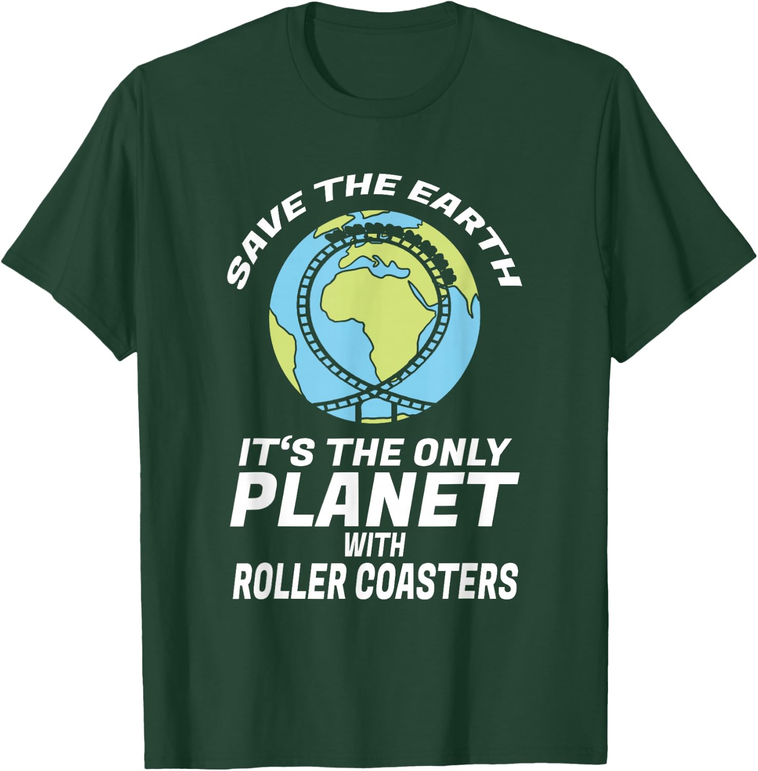 Fun Roller Coaster T-Shirt - T-Shirt | Forest