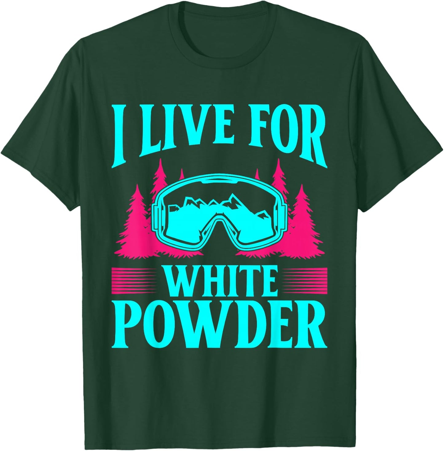 Ski 90s 80s Ski Outfit Retro Skiing T-Shirt - T-Shirt | Forest
