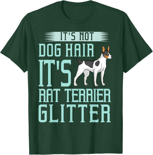 Rat Terrier Dog Gift Puppies Owner Lover Men Women Girls Kids T-Shirt - T-Shirt | Forest