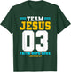 Christian - Team Jesus 03 Faith Hope Love T-Shirt - T-Shirt | Forest
