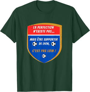 Gift Supporter Lyon Football Lyonnais , Black, S T-Shirt - T-Shirt | Forest