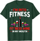 I'm into Fitness Wine In My Mouth Funny Gym Workout Lover T-Shirt - T-Shirt | Forest